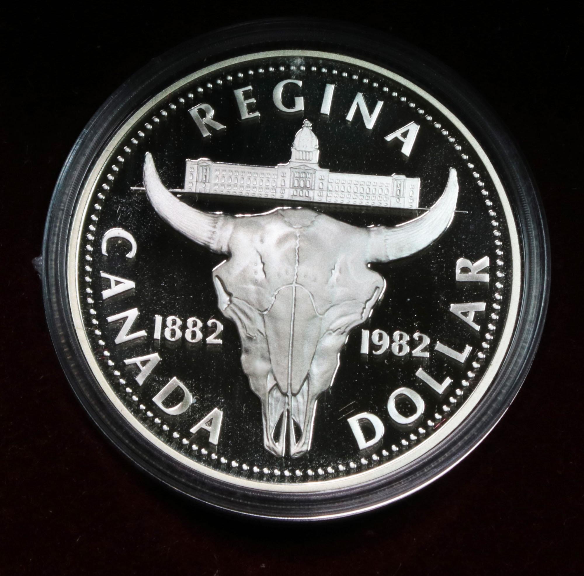 1982 Royal Canadian Mint Regina Centennial pr69