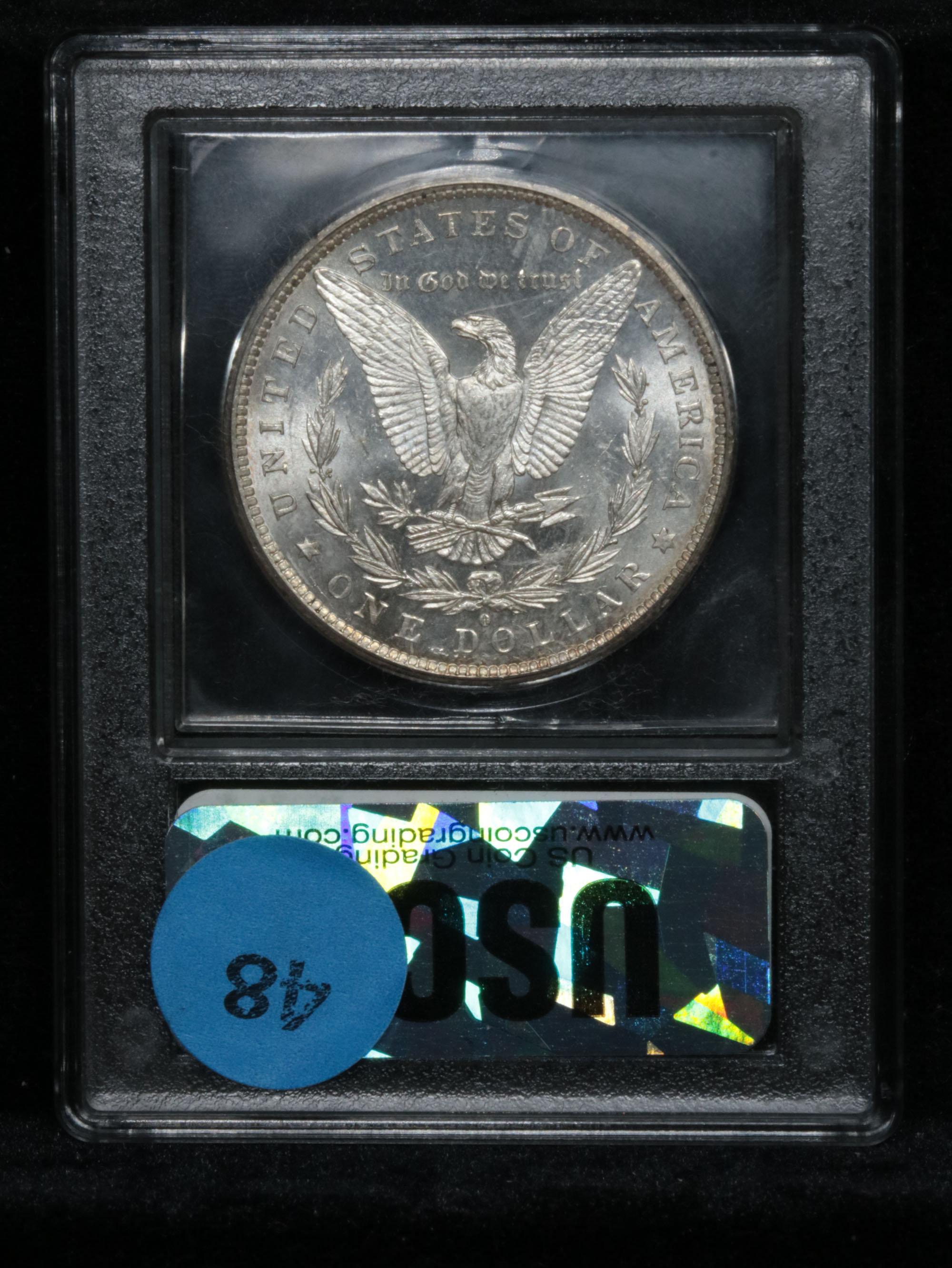 ***Auction Highlight*** 1882-o/s Morgan Dollar $1 Graded Select+ Unc by USCG (fc)