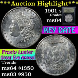 ***Auction Highlight*** 1901-s Morgan Dollar $1 Graded Choice Unc By USCG (fc)