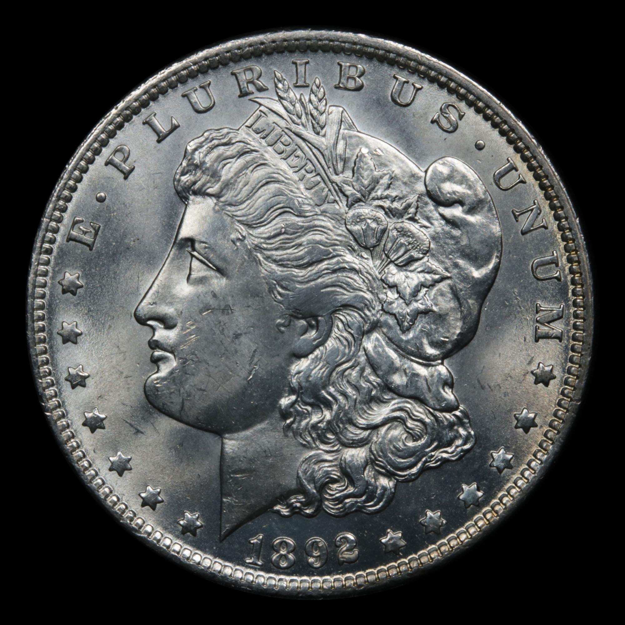 ***Auction Highlight*** 1892-o Morgan Dollar $1 Graded GEM Unc By USCG (fc)