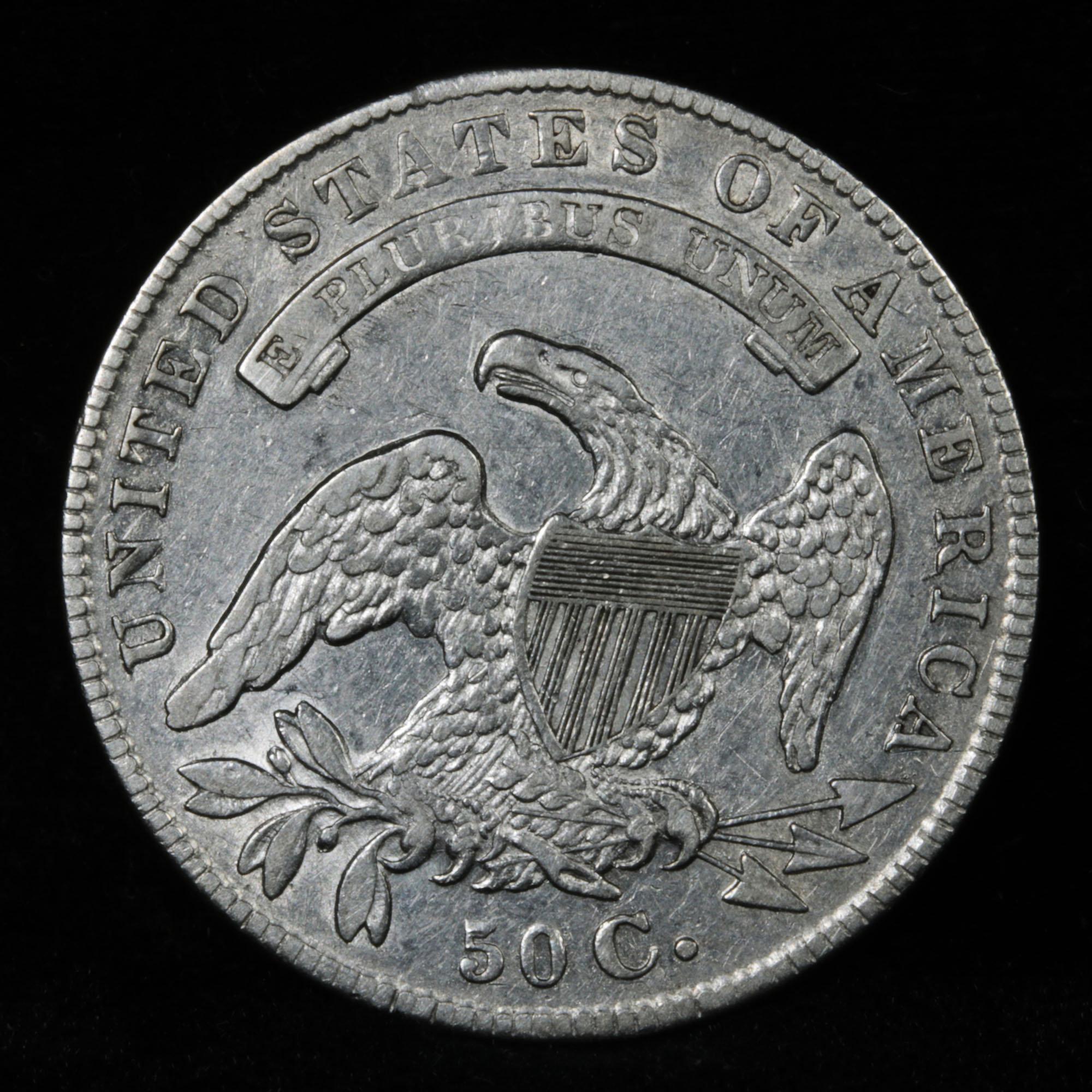 1835 Capped Bust Half Dollar 50c Grades xf+