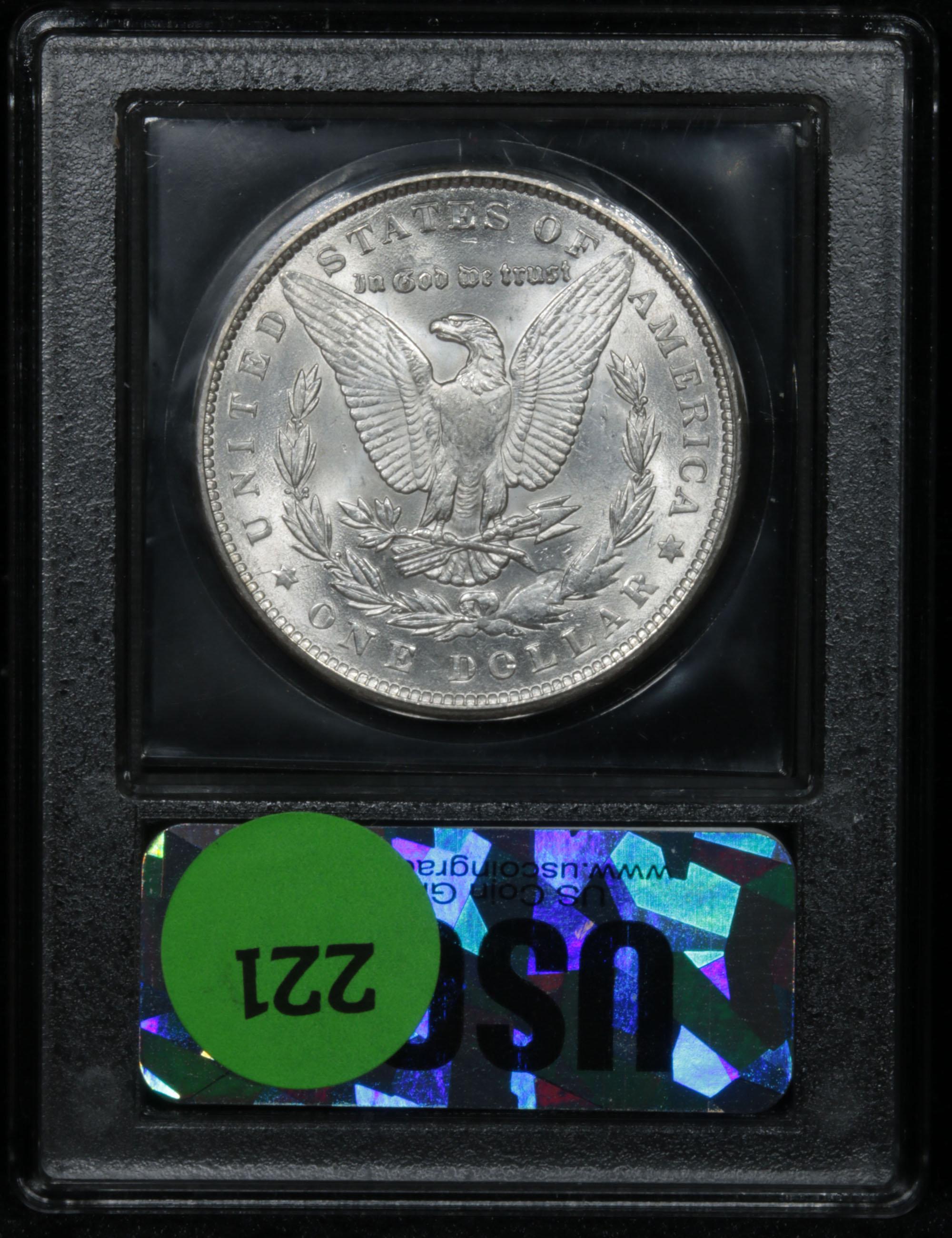 ***Auction Highlight*** 1891-p Morgan Dollar $1 Graded Choice Unc By USCG (fc)