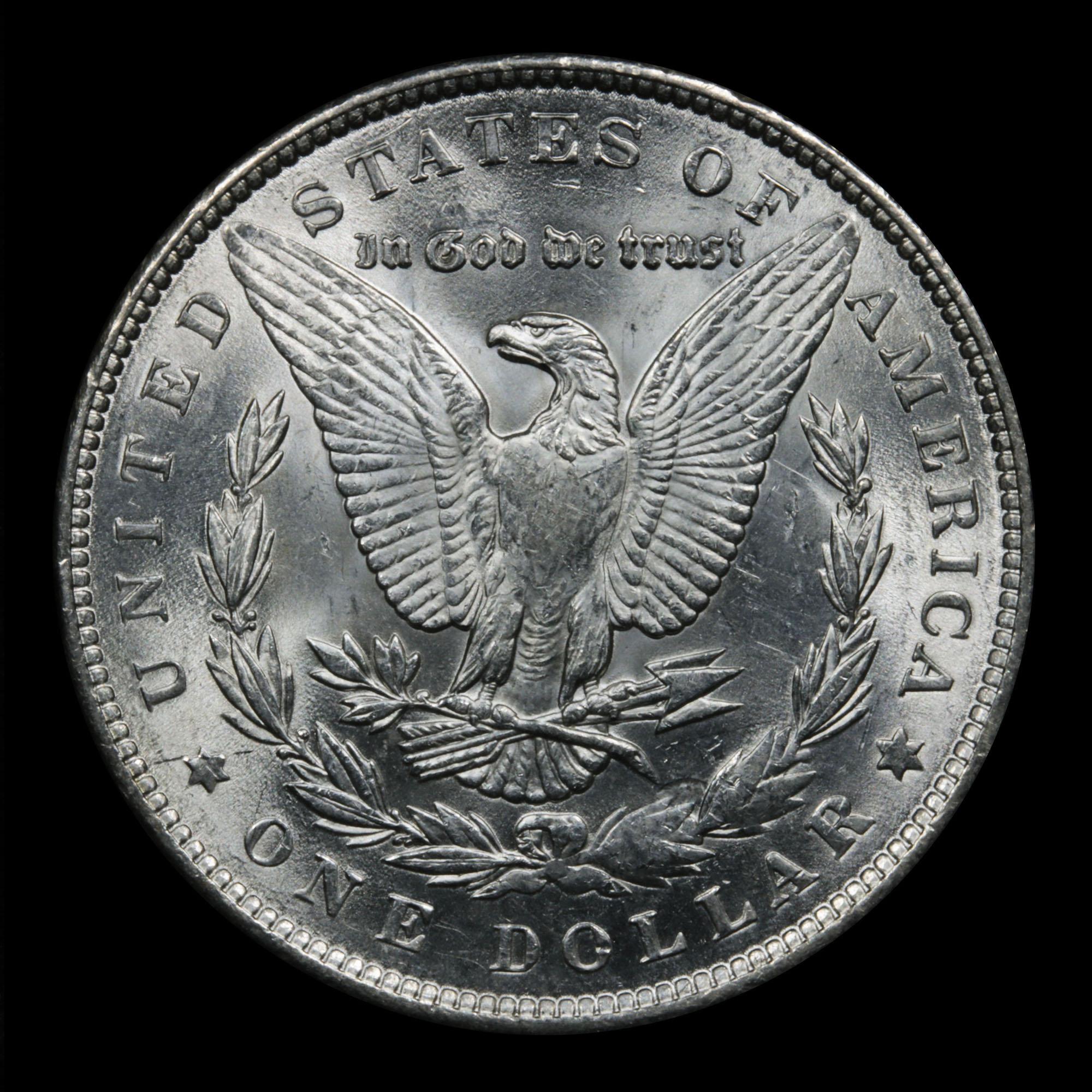 ***Auction Highlight*** 1891-p Morgan Dollar $1 Graded Choice Unc By USCG (fc)