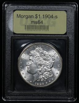 ***Auction Highlight*** 1904-s Morgan Dollar $1 Graded Choice Unc By USCG (fc)