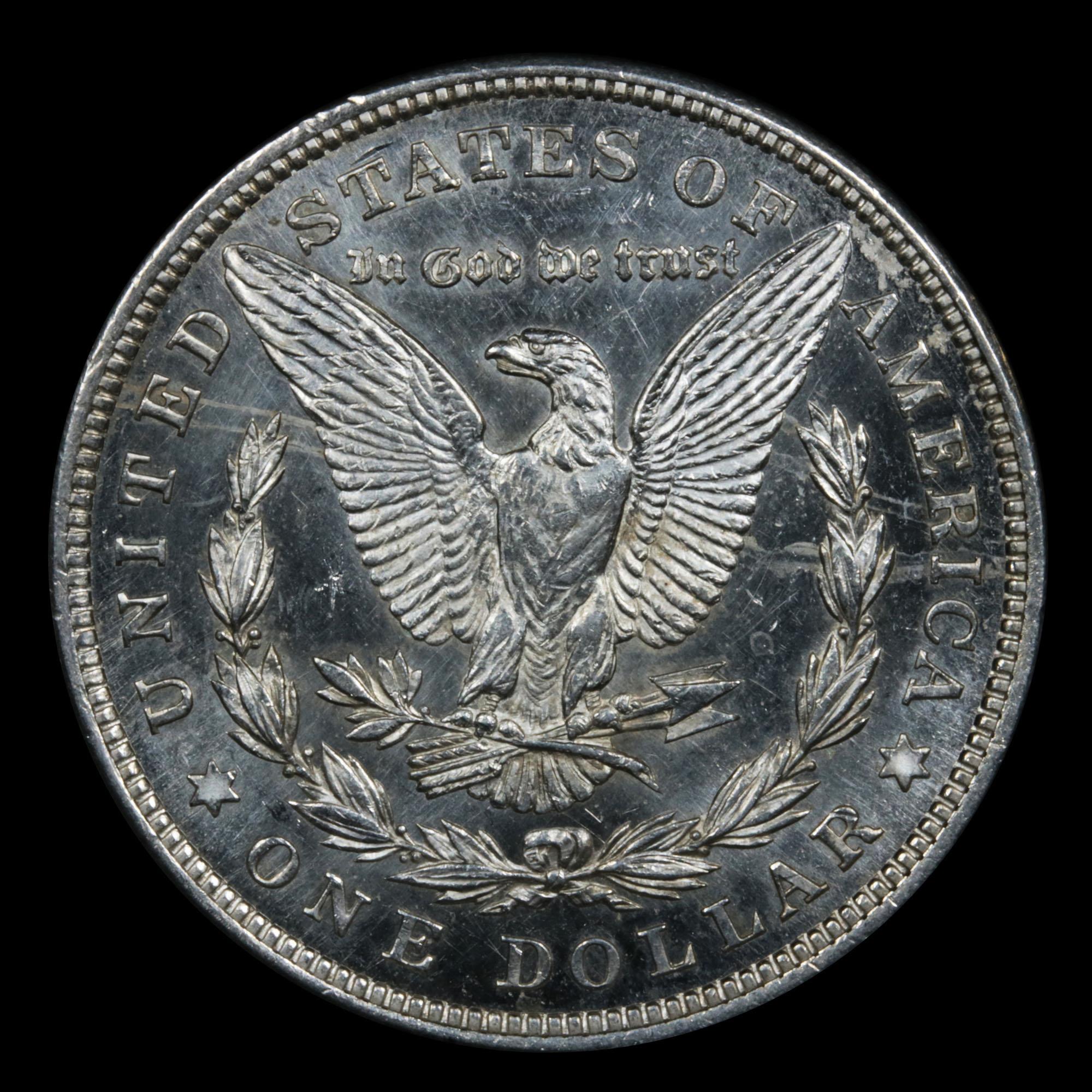 ***Auction Highlight*** 1921-p Morgan Dollar $1 Graded Select Unc+ DMPL By USCG (fc)