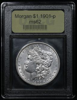 ***Auction Highlight*** 1901-p Morgan Dollar $1 Graded Select Unc By USCG (fc)