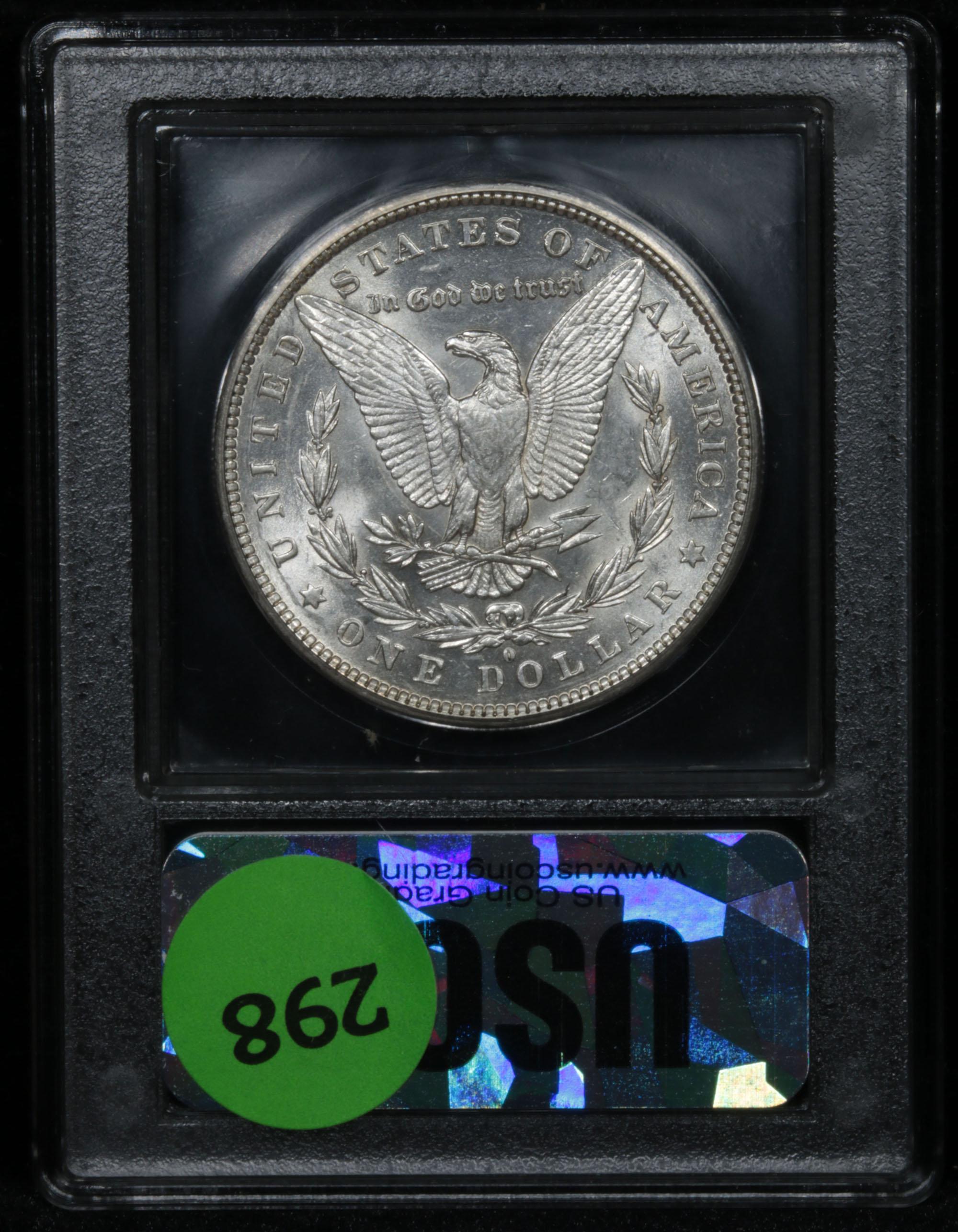 ***Auction Highlight*** 1882-o/s Morgan Dollar $1 Graded Choice Unc By USCG (fc)