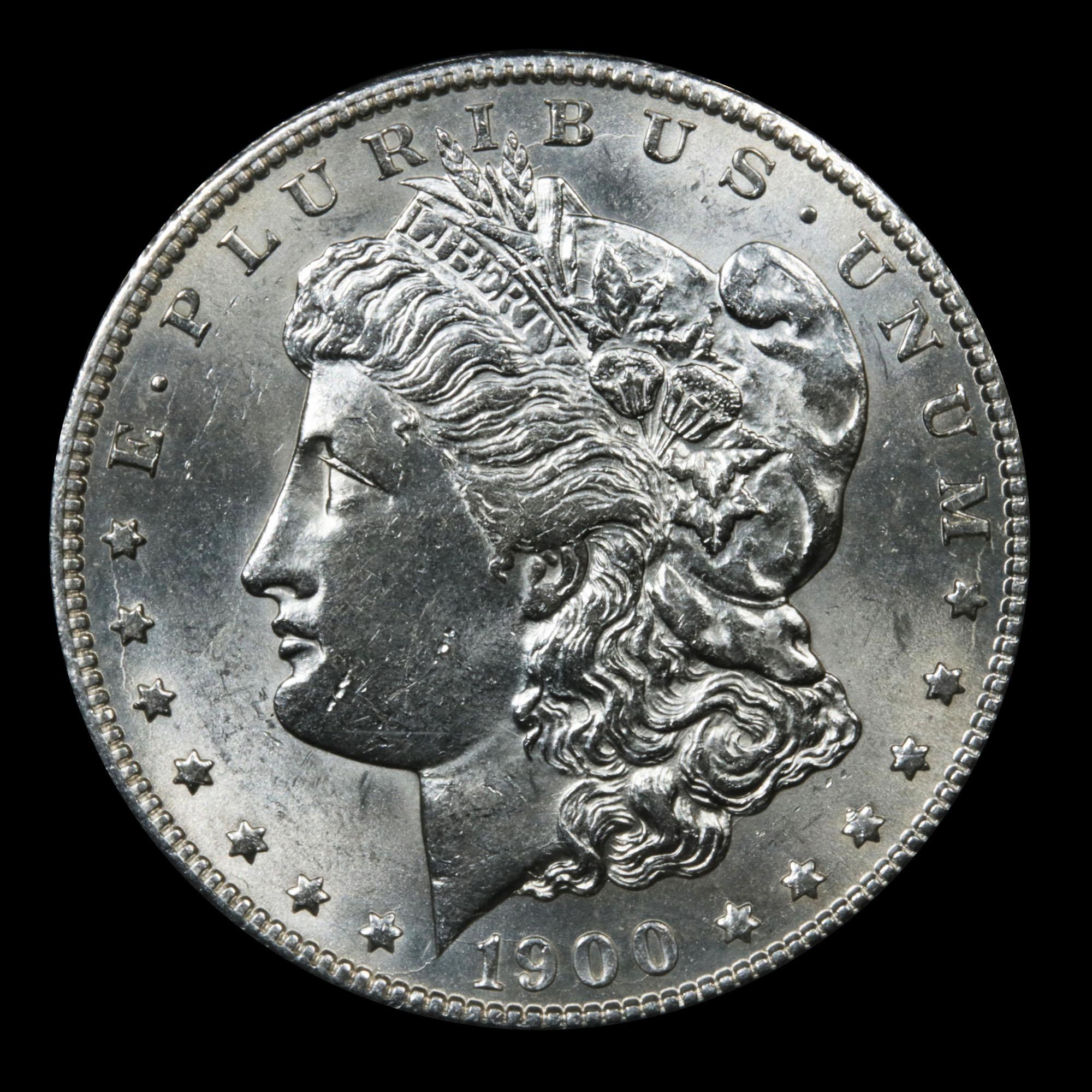 ***Auction Highlight*** 1900-s Morgan Dollar $1 Graded Choice+ Unc By USCG (fc)