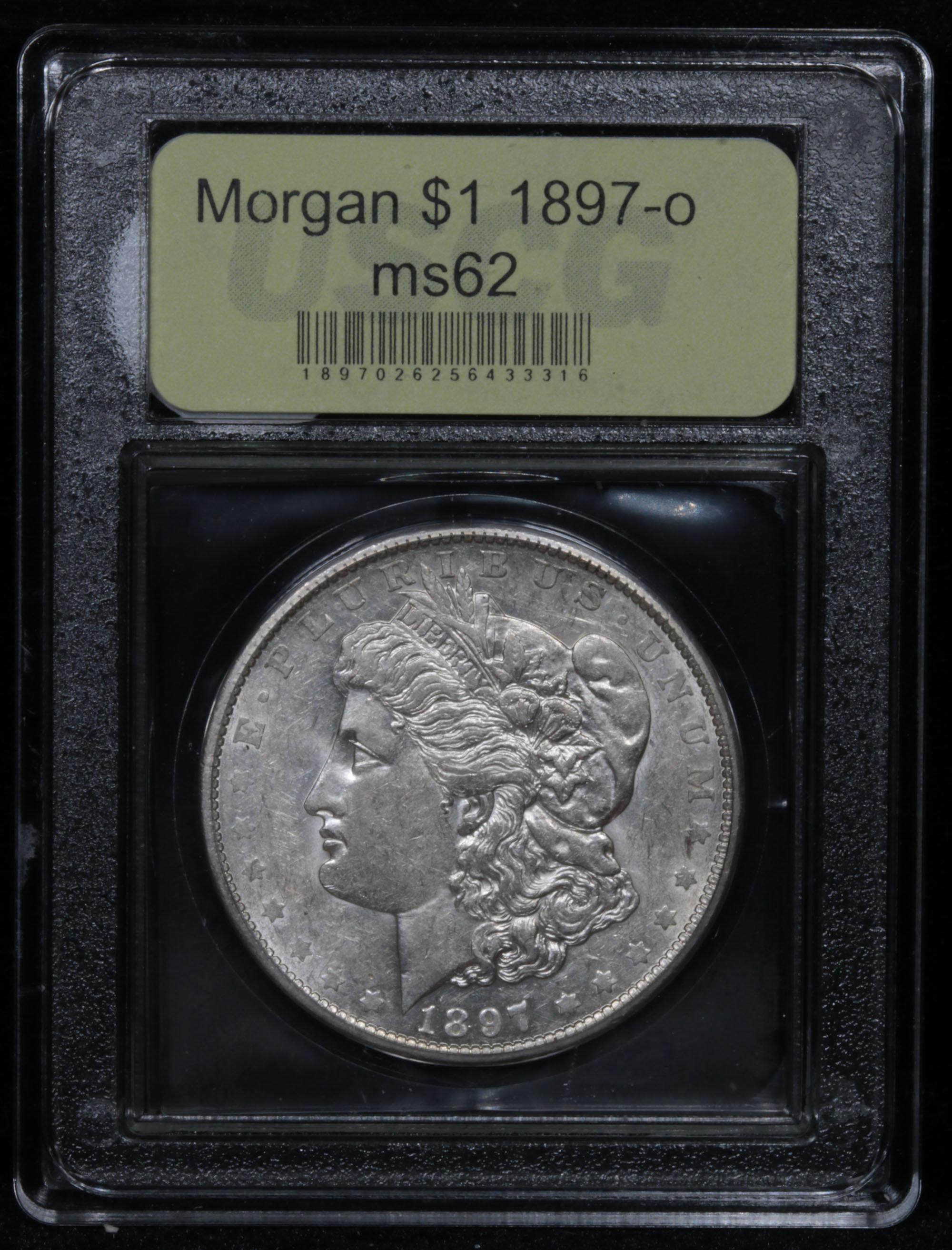 ***Auction Highlight*** 1897-o Morgan Dollar $1 Graded Select Unc By USCG (fc)