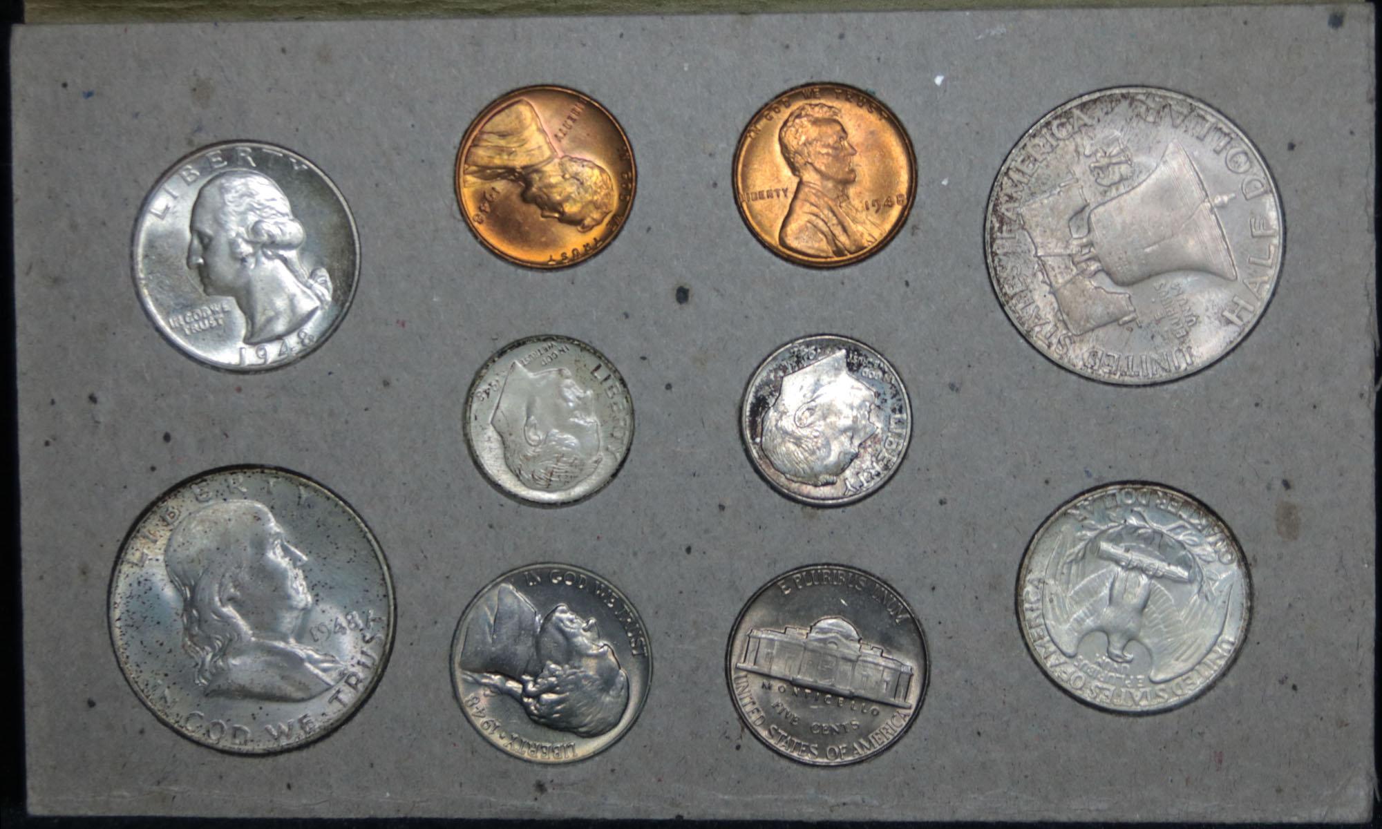 ***Auction Highlight*** Original 1948 United States Mint Set
