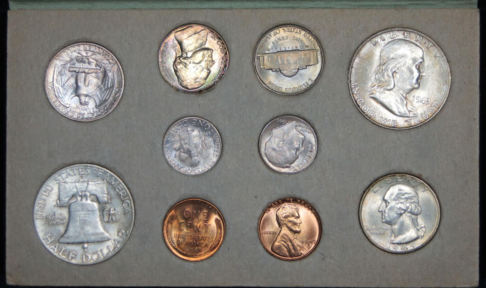 ***Auction Highlight*** Original 1949 United States Mint Set