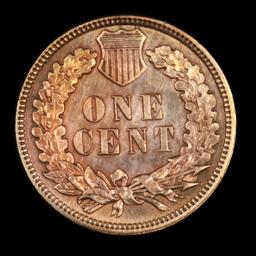 ***Auction Highlight*** 1886 Ty2 Indian Cent 1c Graded Choice Unc RD By USCG (fc)