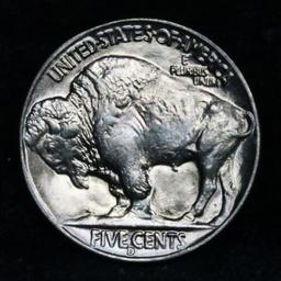 1938-d Buffalo Nickel 5c Grades GEM+ Unc