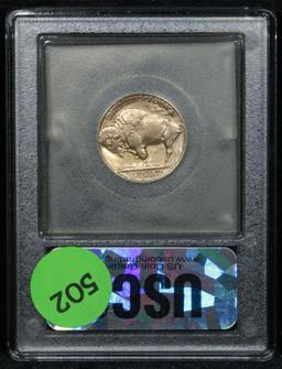 ***Auction Highlight*** 1937-d 3 Leg Buffalo Nickel 5c Graded Select Unc By USCG (fc)