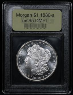 ***Auction Highlight*** 1880-s Morgan Dollar $1 Graded GEM Unc DMPL By USCG (fc)