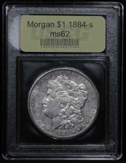 ***Auction Highlight*** 1884-s Morgan Dollar $1 Graded Select Unc By USCG (fc)