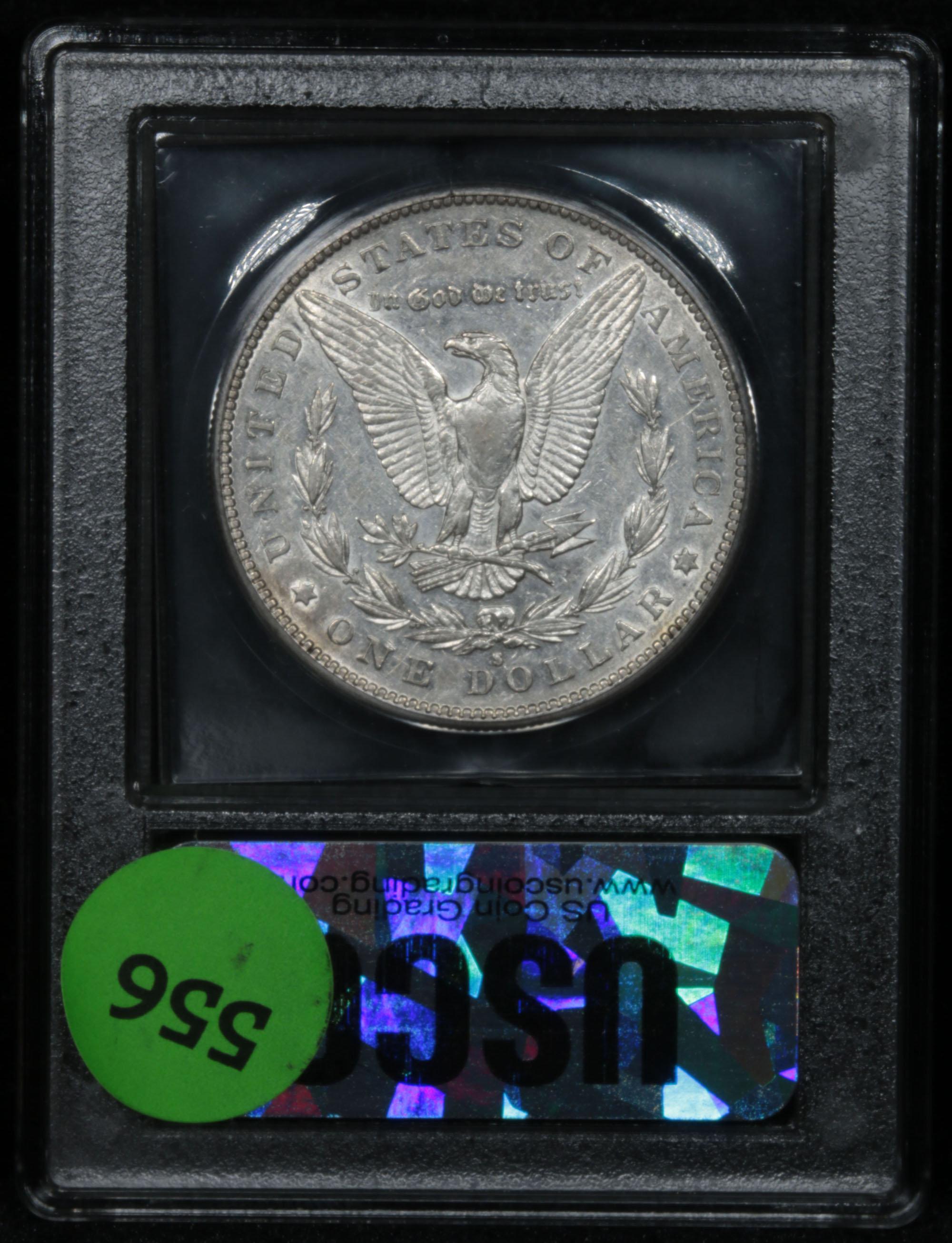 ***Auction Highlight*** 1884-s Morgan Dollar $1 Graded Select Unc By USCG (fc)