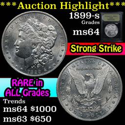 ***Auction Highlight*** 1899-s Morgan Dollar $1 Graded Choice Unc By USCG (fc)