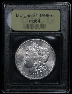 ***Auction Highlight*** 1899-s Morgan Dollar $1 Graded Choice Unc By USCG (fc)