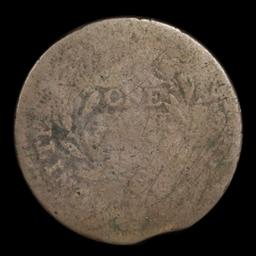 ***Auction Highlight*** 1795 Plain Edge Flowing Hair large cent 1c Graded g, good By USCG (fc)