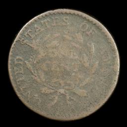 ***Auction Highlight*** 1794 Liberty Cap Flowing Hair large cent 1c Graded vf+ by USCG (fc)