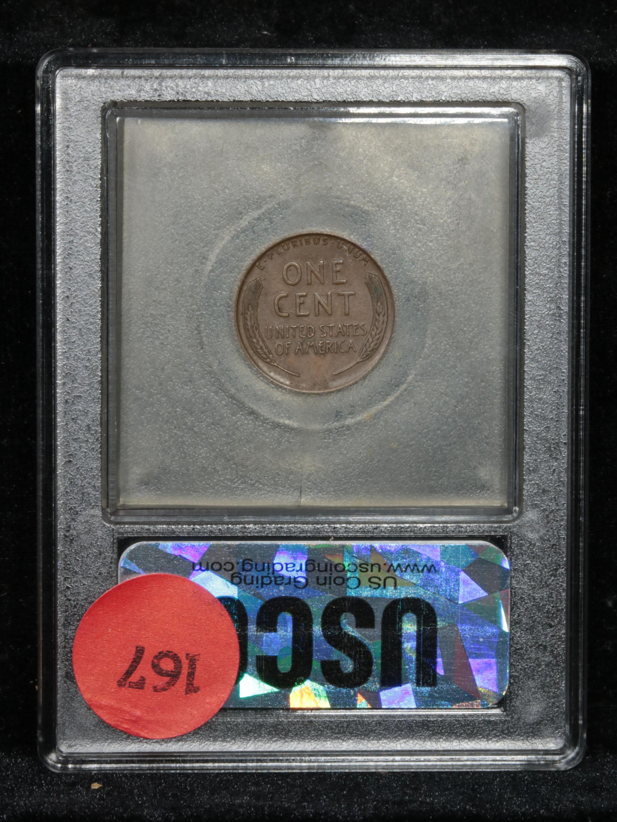 ***Auction Highlight*** 1914-d Lincoln Cent 1c Graded Choice AU/BU Slider by USCG (fc)