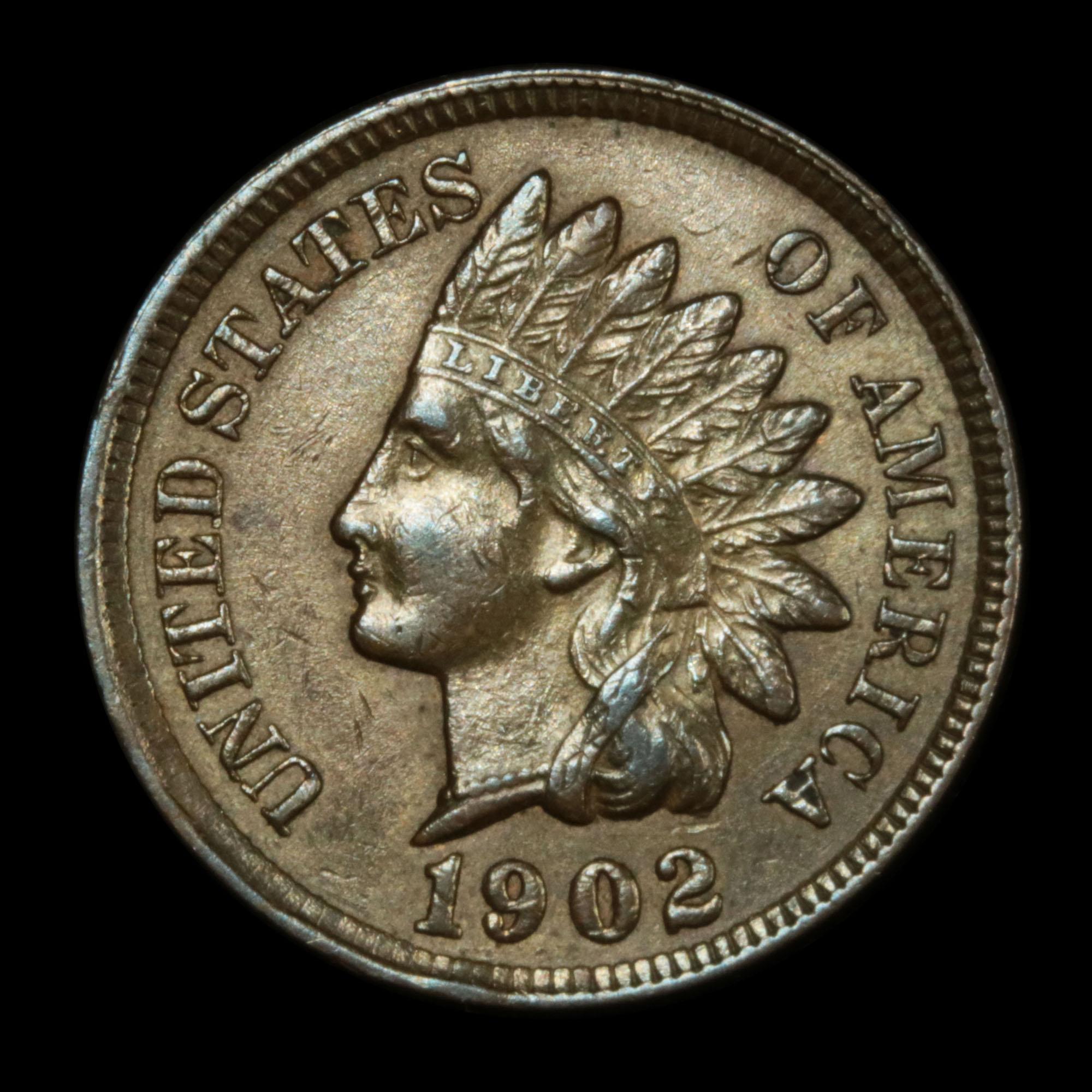 1902 Indian Cent 1c Grades Select Unc BN