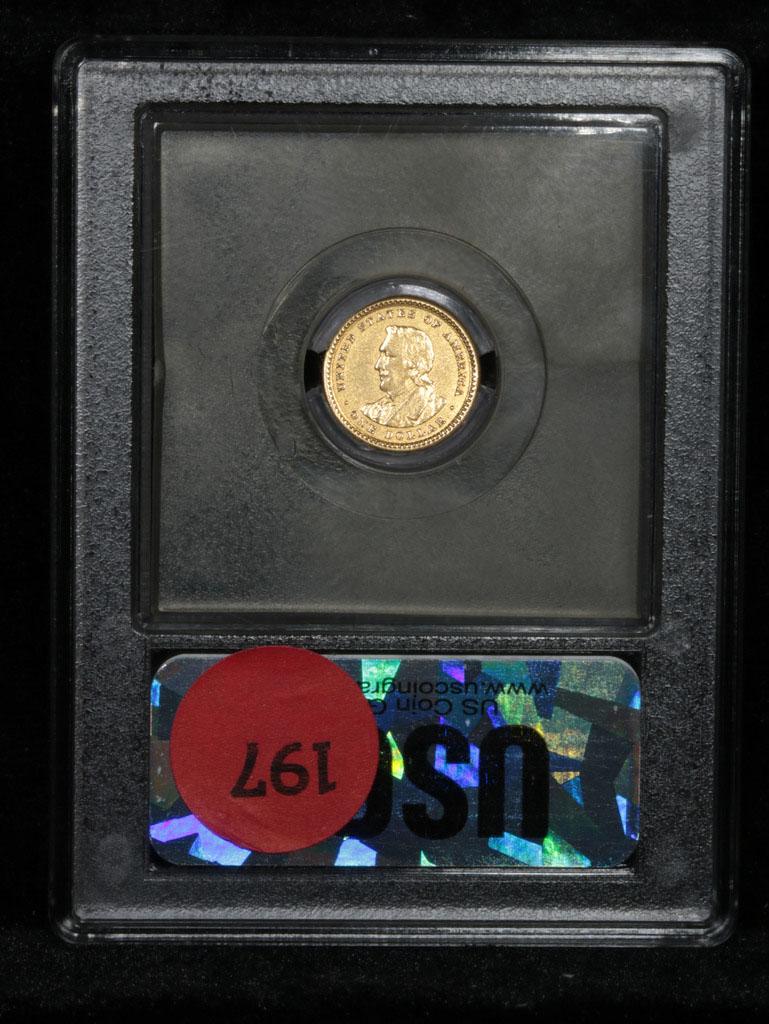 ***Auction Highlight*** 1904 Lewis & Clark Gold Commem $1 Graded GEM+ Unc by USCG (fc)