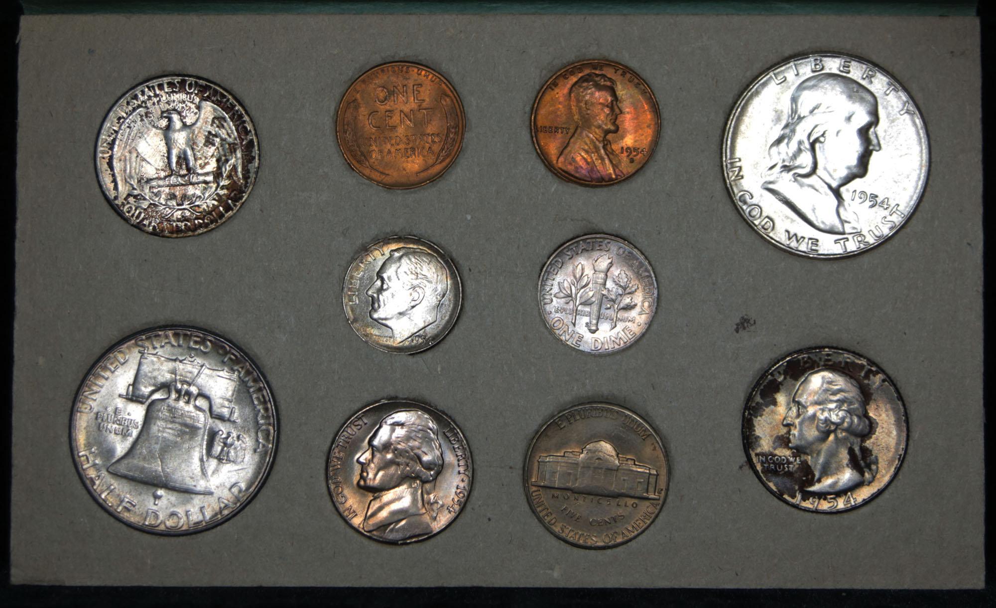 ***Auction Highlight*** Original 1954 United States Mint Set (fc)