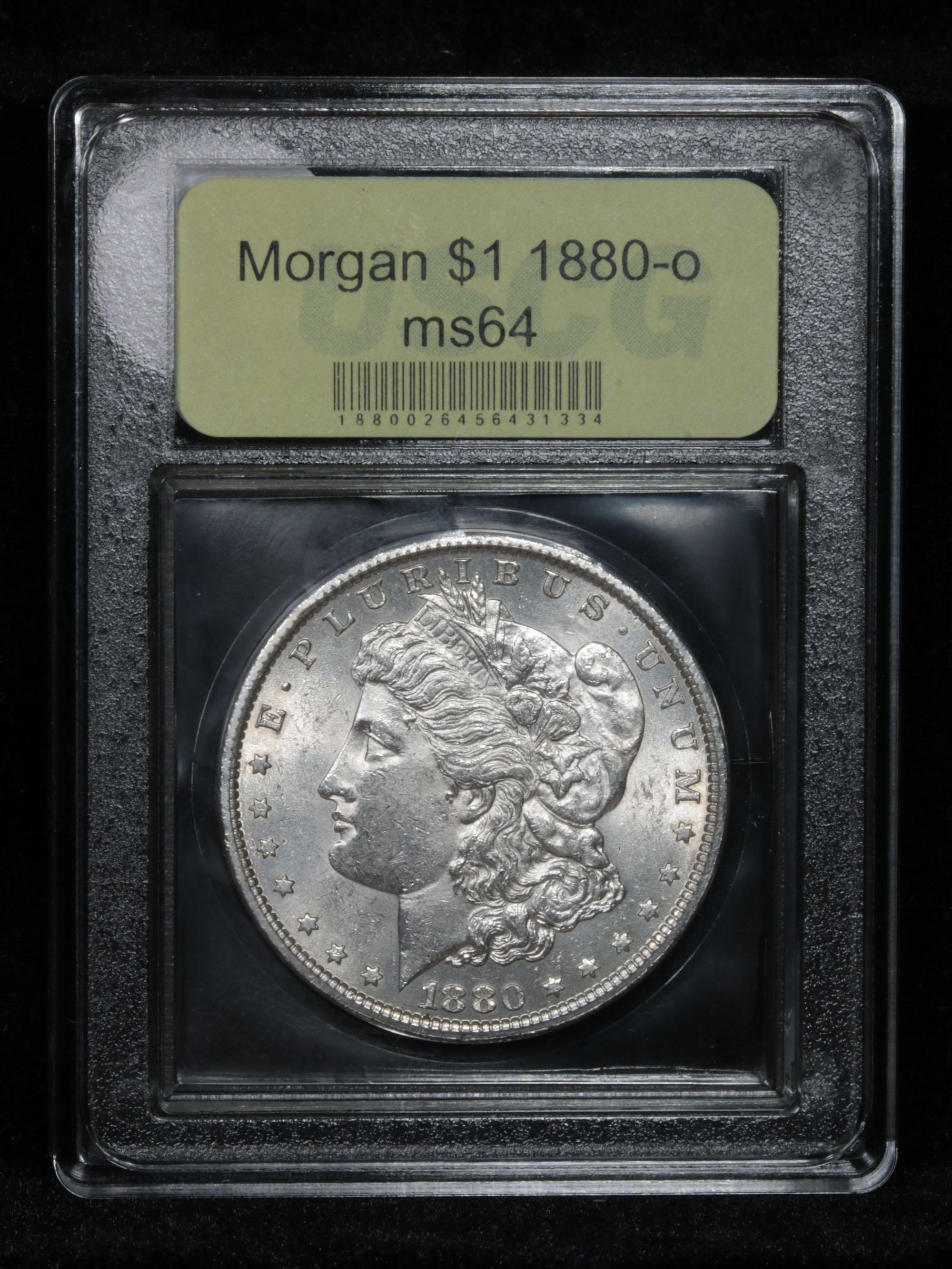 ***Auction Highlight*** 1880-o Morgan Dollar $1 Graded Choice Unc by USCG (fc)