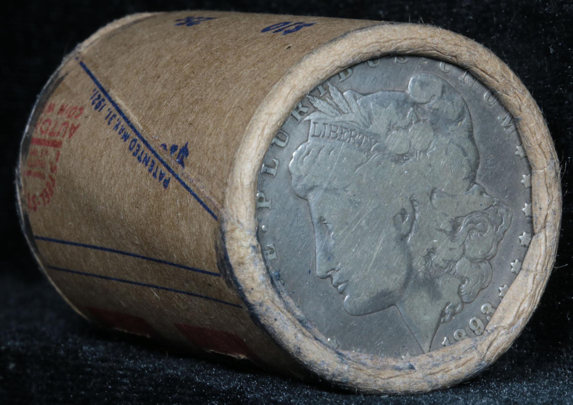 ***Auction Highlight*** All Carson City Morgan dollar roll ends 1893 & 'cc' (fc)