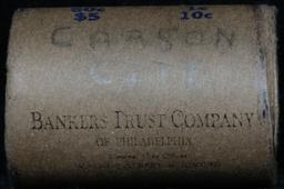 ***Auction Highlight*** All Carson City Morgan dollar roll ends 1893 & 'cc' (fc)