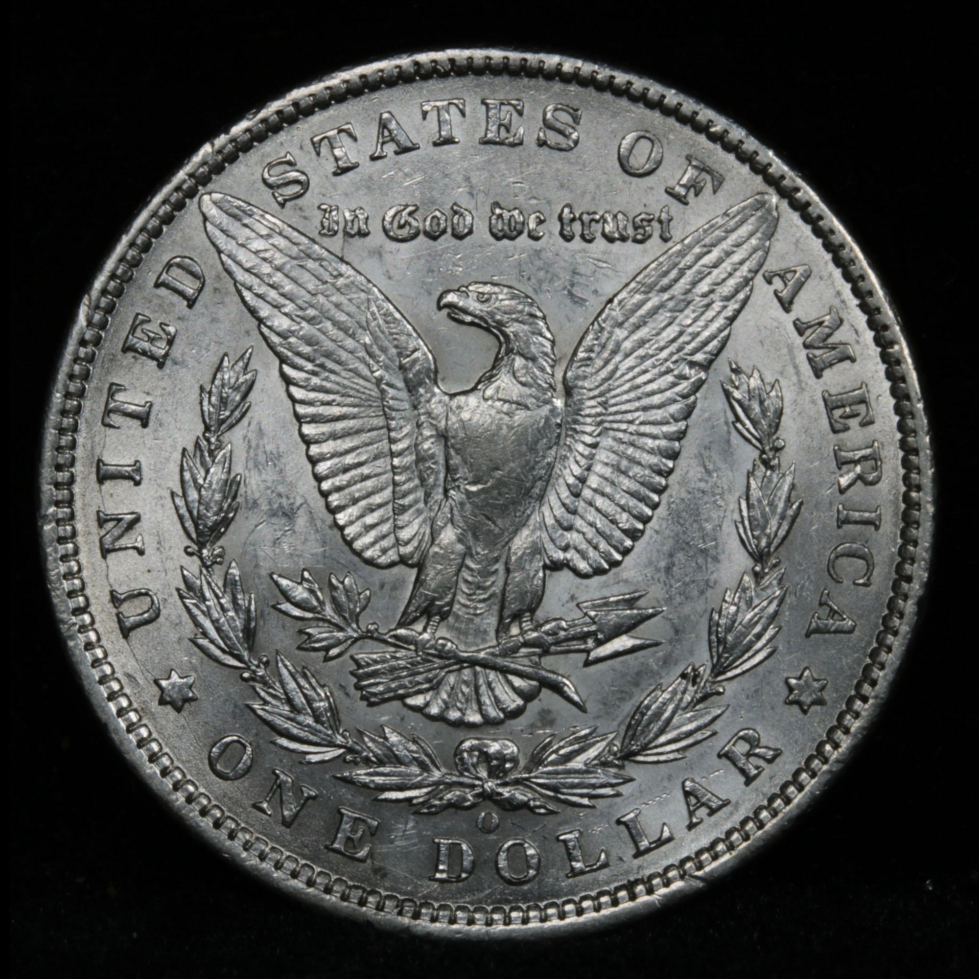 ***Auction Highlight*** 1897-o Vam 6A 'WOW' Vam Morgan Dollar $1 Graded Select Unc by USCG (fc)