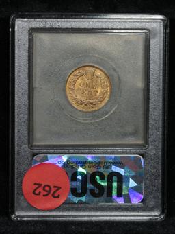***Auction Highlight*** 1873 Open 3 Indian Cent 1c Graded Choice Unc RD by USCG (fc)