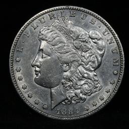 ***Auction Highlight*** 1884-s Morgan Dollar $1 Graded Select Unc by USCG (fc)