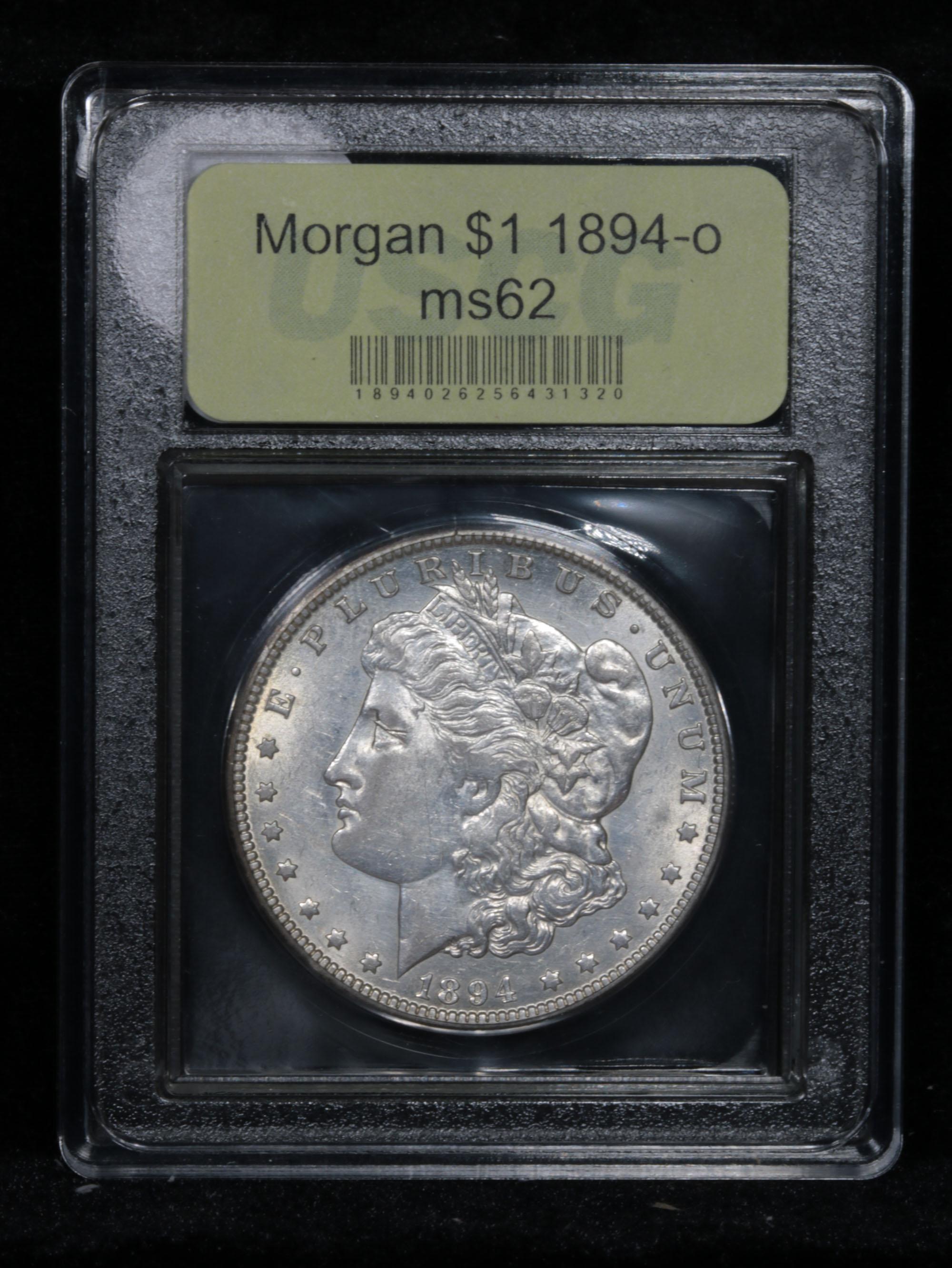 ***Auction Highlight*** 1894-o Morgan Dollar $1 Graded Select Unc by USCG (fc)