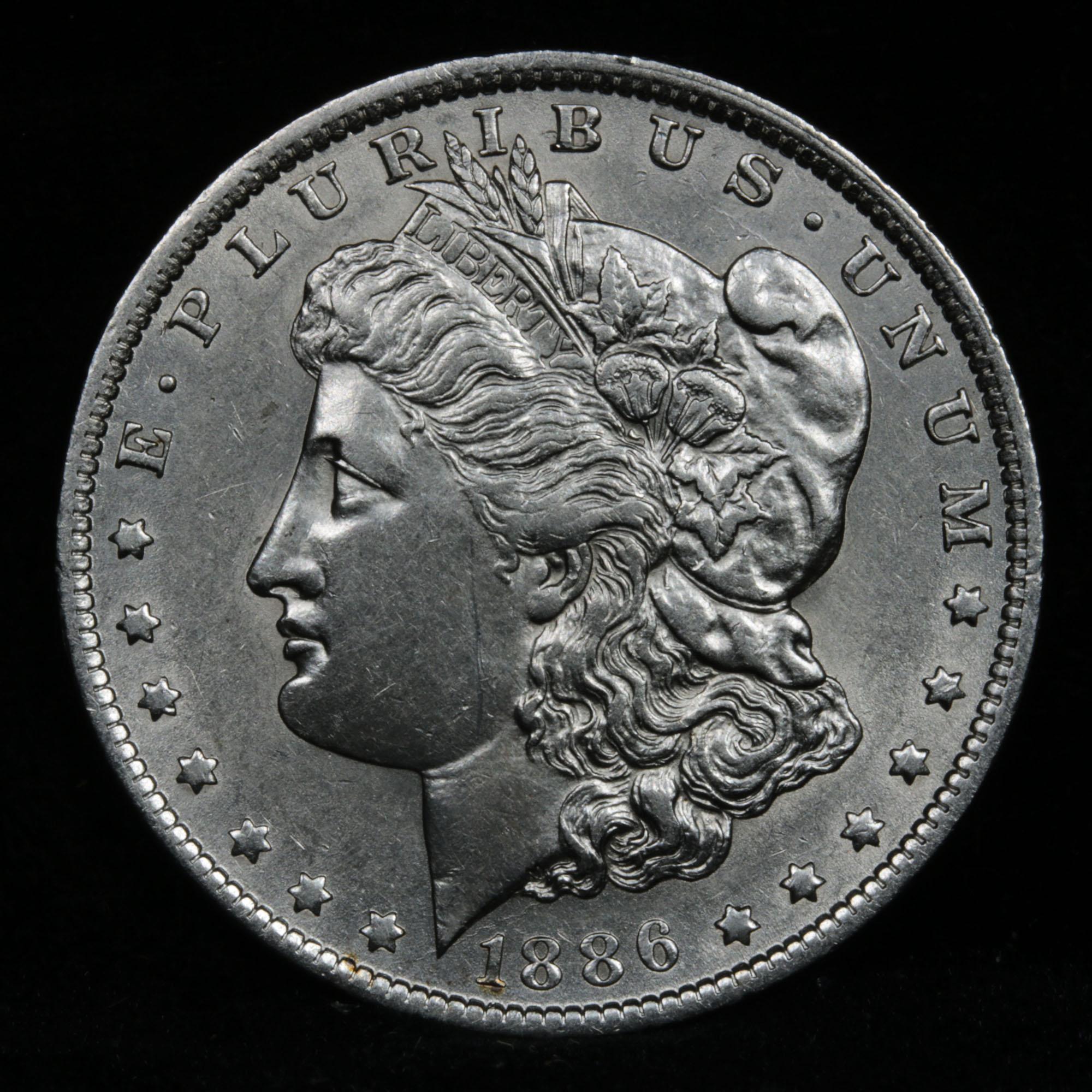 ***Auction Highlight*** 1886-o Morgan Dollar $1 Graded Select Unc by USCG (fc)