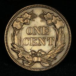 ***Auction Highlight*** 1857 Flying Eagle Cent 1c Graded Select+ Unc by USCG (fc)