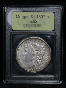 ***Auction Highlight*** 1897-o Morgan Dollar $1 Graded Select Unc by USCG (fc)