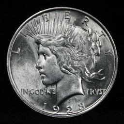 1923-d Peace Dollar $1 Grades Choice Unc (fc)