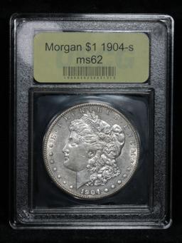 ***Auction Highlight*** 1904-s Morgan Dollar $1 Graded Select Unc by USCG (fc)