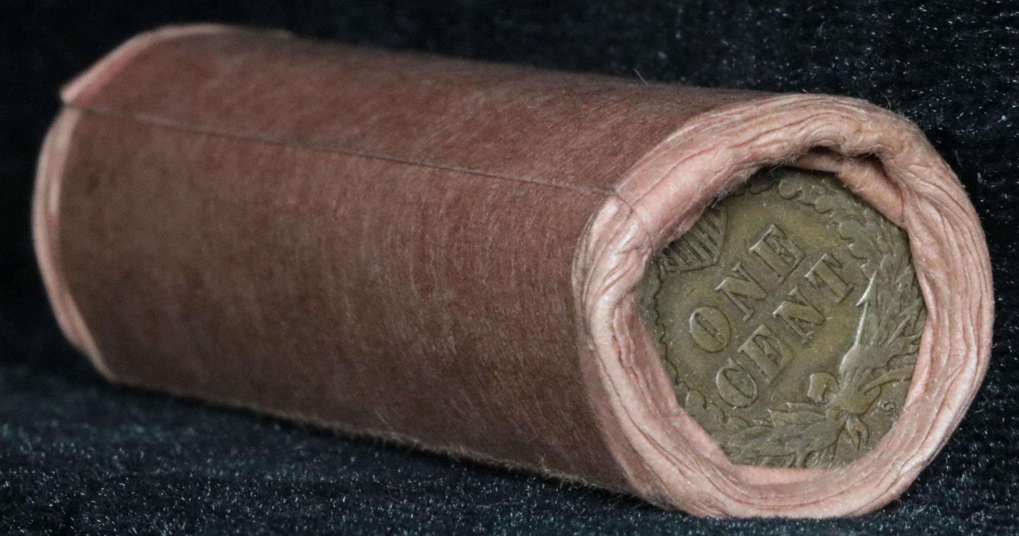 ***Auction Highlight*** Indian 1c Shotgun Roll, 1909 end, KEY date 's' mint on the other, Wow! (fc)