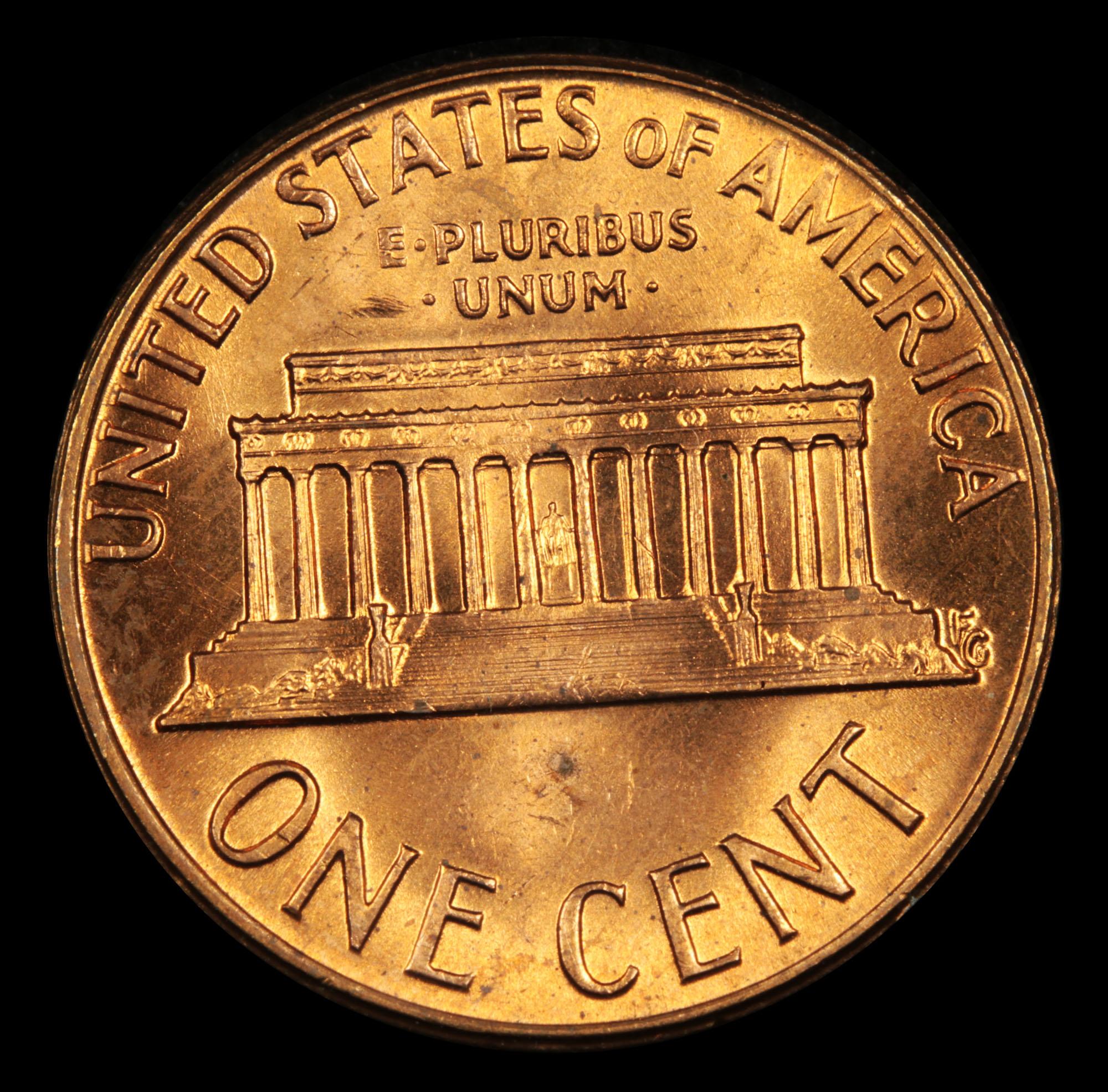 1973-p Lincoln Cent 1c Grades GEM Unc RD