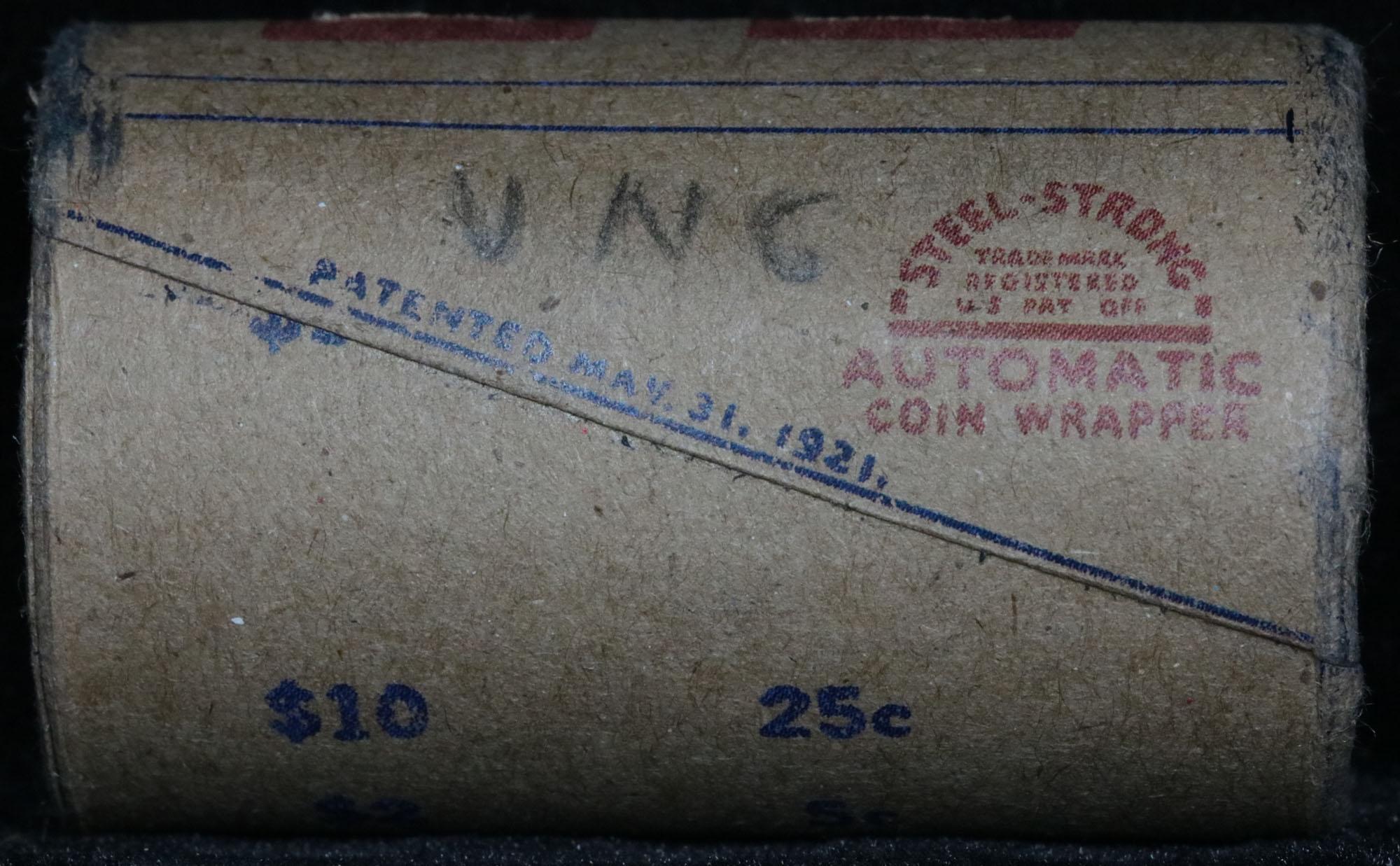 *Auction Highlight* Incredible Find, Uncirculated Morgan $1 Shotgun Roll w/1889 & cc mint ends  (fc)