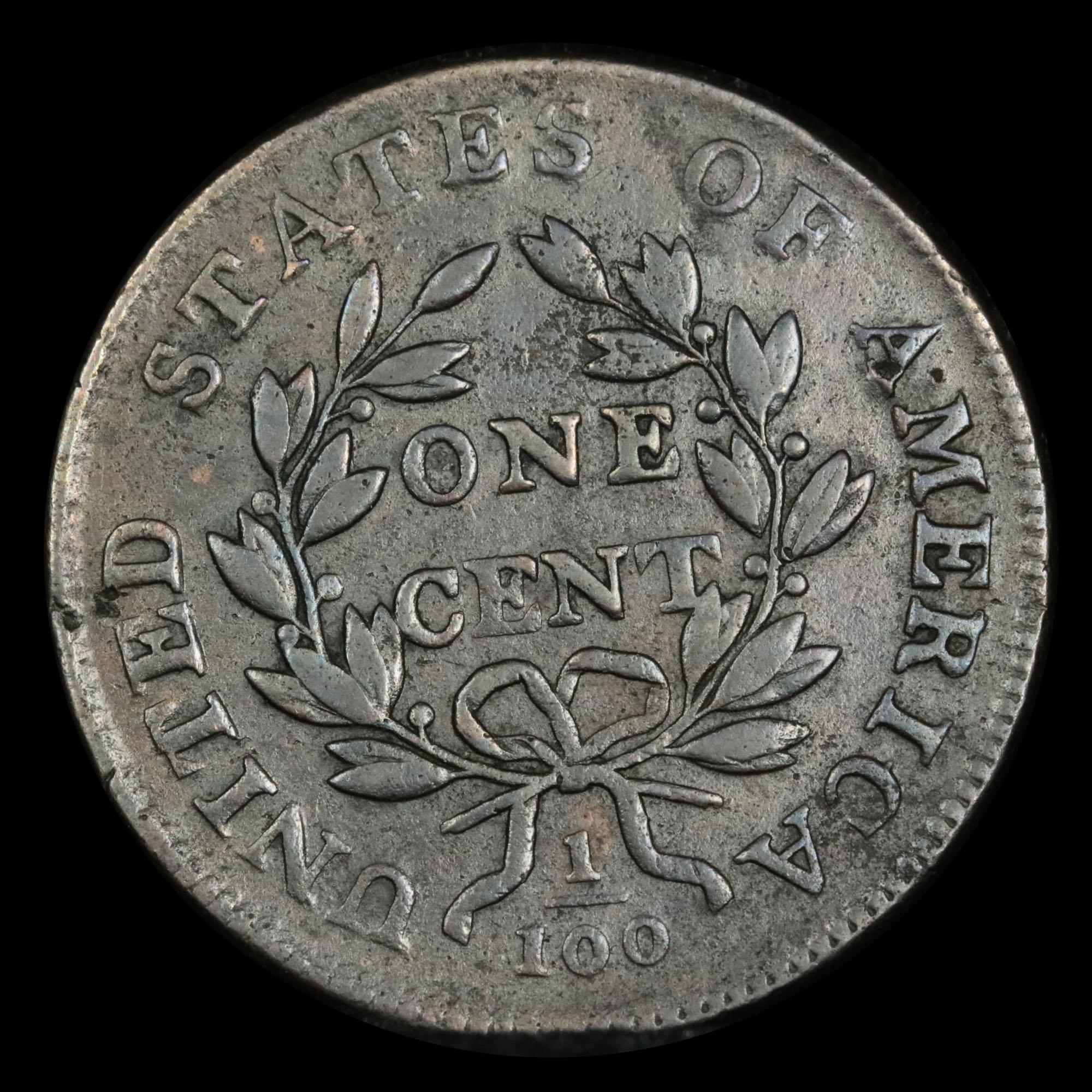 ***Auction Highlight*** 1800 80/79 2nd Hair Draped Bust Large Cent 1c Graded xf By USCG (fc)