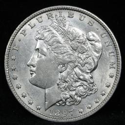 ***Auction Highlight*** 1897-o Morgan Dollar $1 Graded Select+ Unc By USCG (fc)