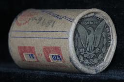 ***Auction Highlight*** Solid date Shotgun Roll of 1896-o Morgan Dollars, Average circ (fc)