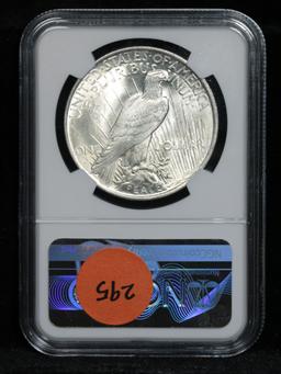 NGC 1923-p Peace Dollar $1 Graded ms64 by NGC