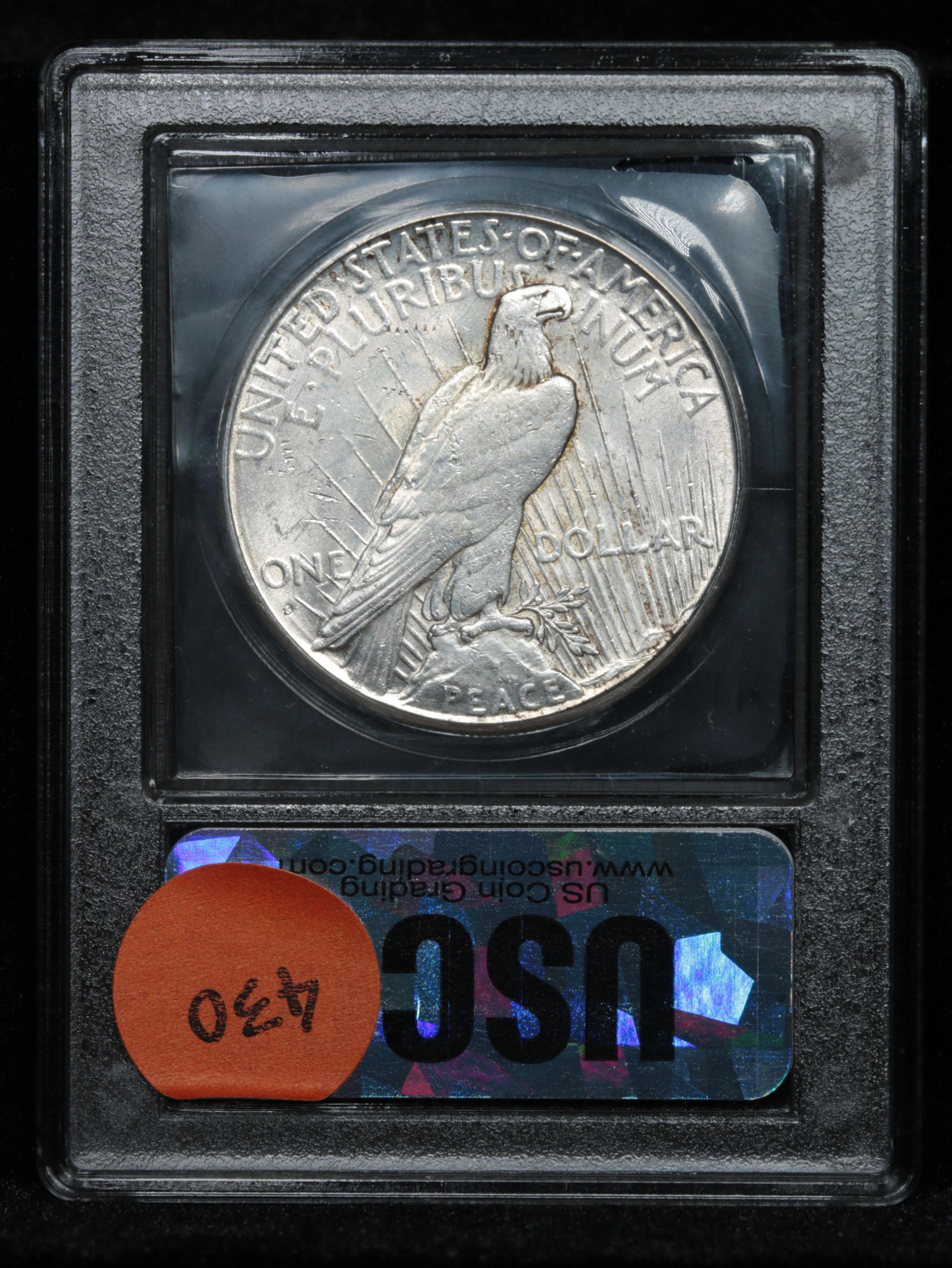 1928-s Peace Dollar $1 Graded Select Unc By USCG