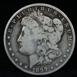 1899-p Morgan Dollar $1 Grades f+